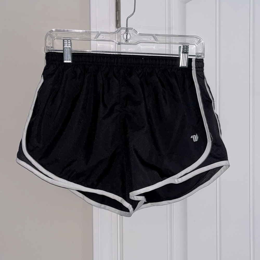 Women’s varsity black cheer shorts
